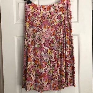 MaxMara Floral Print Skirt Size Medium